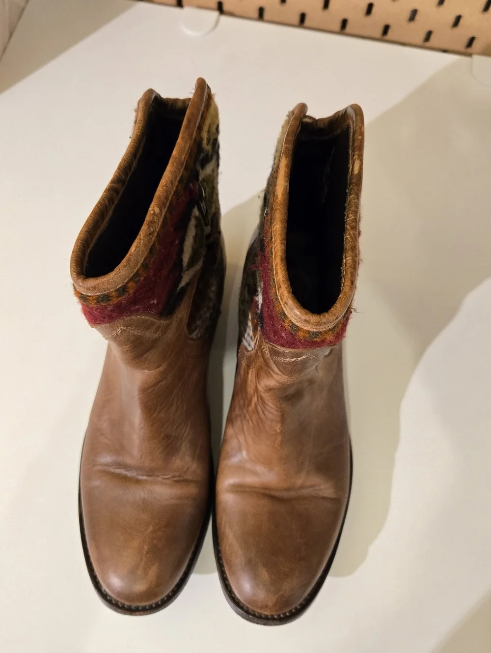 FREEBIRD by Steven Cablo Aztec Blanket Ankle Boots Womens 8 Caballero $350 - Picture 4 of 15